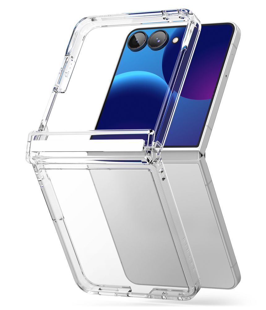 Ringke Fusion Flap -kotelo Samsung Galaxy Z Flip 8:lle – läpinäkyvä