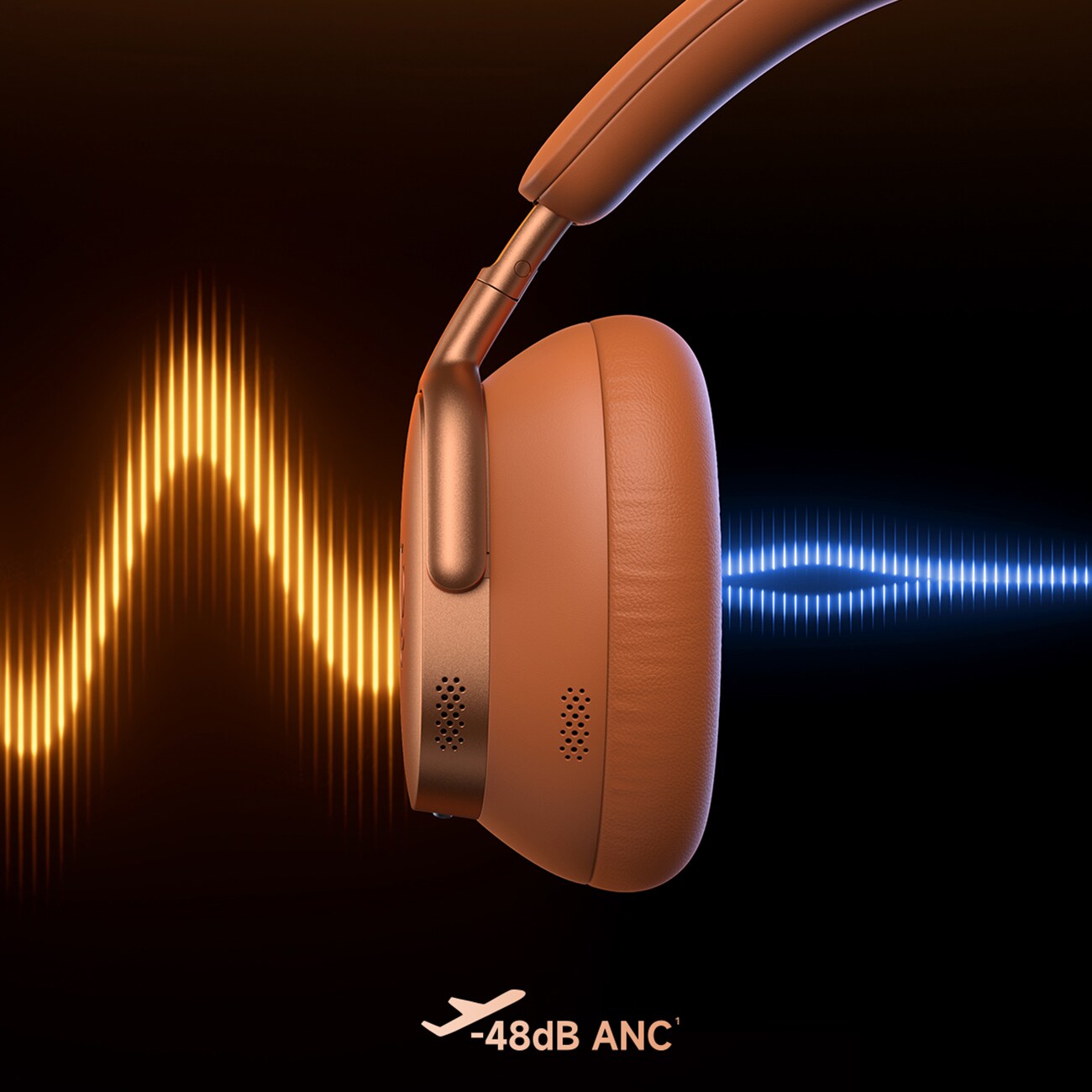 Baseus Inspire XH1 Sound by Bose ANC Dolby Audio -langattomat kuulokkeet, väri: Starry Heat