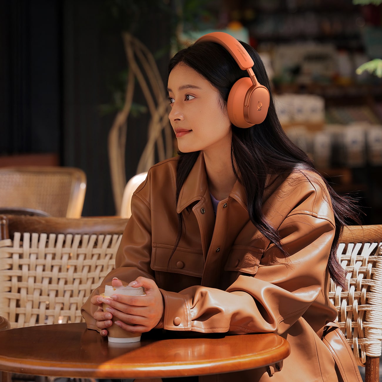 Baseus Inspire XH1 Sound by Bose ANC Dolby Audio -langattomat kuulokkeet, väri: Starry Heat