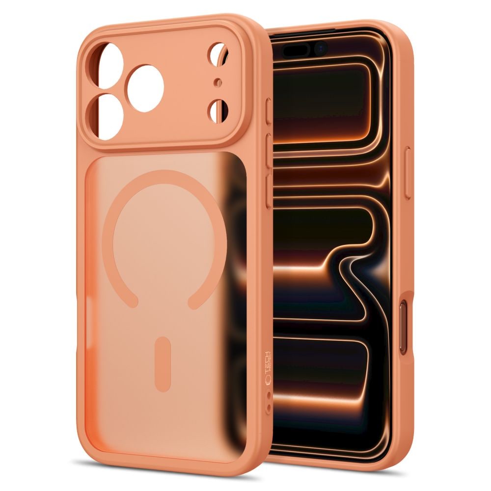 Tech-Protect BasicMag MagSafe -suojakotelo iPhone 17 Pro Max / 18 Pro Max - mattapintainen oranssi
