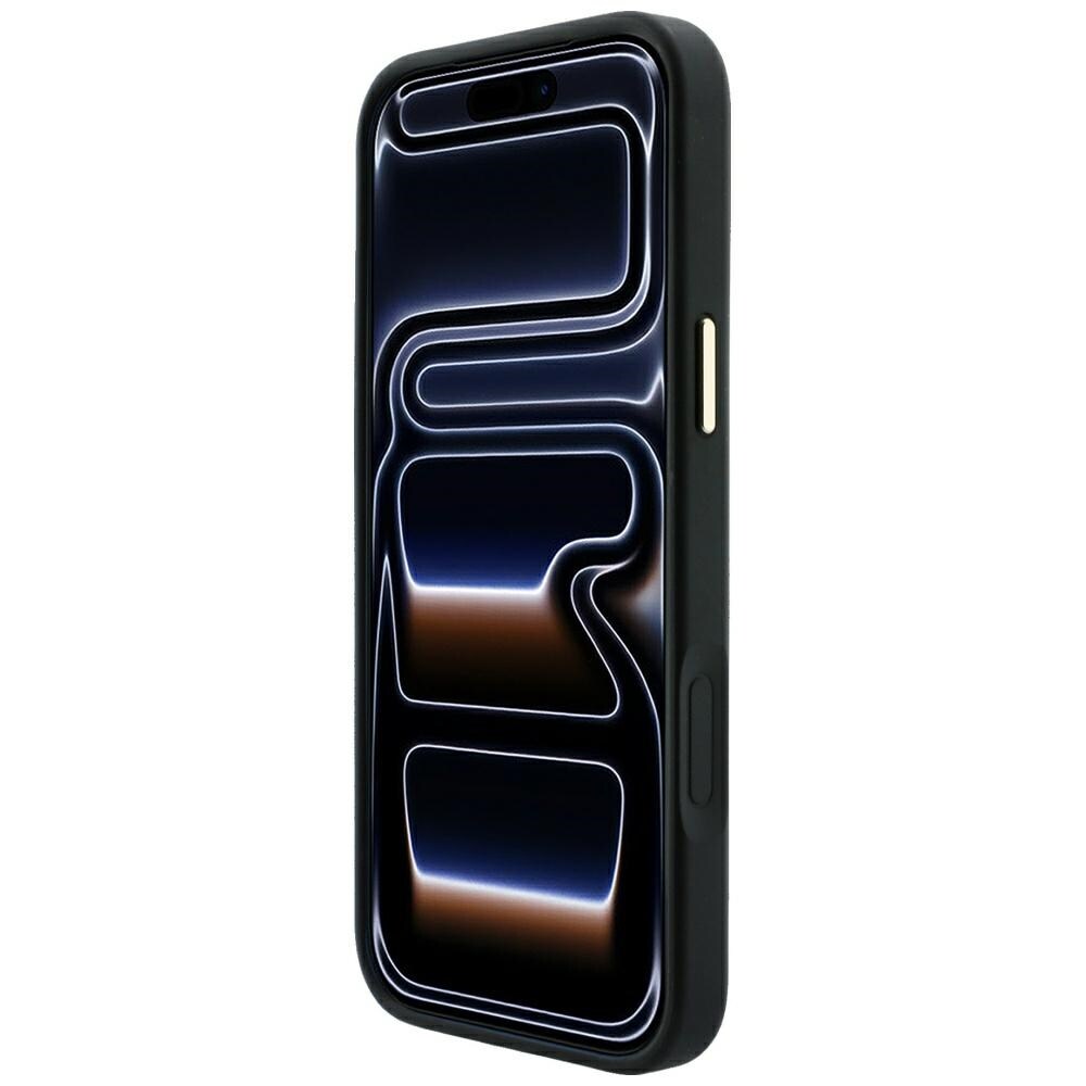 Guess Embossed 4G Classic MagSafe -suojakotelo iPhone 17 Pro / 18 Pro - Musta