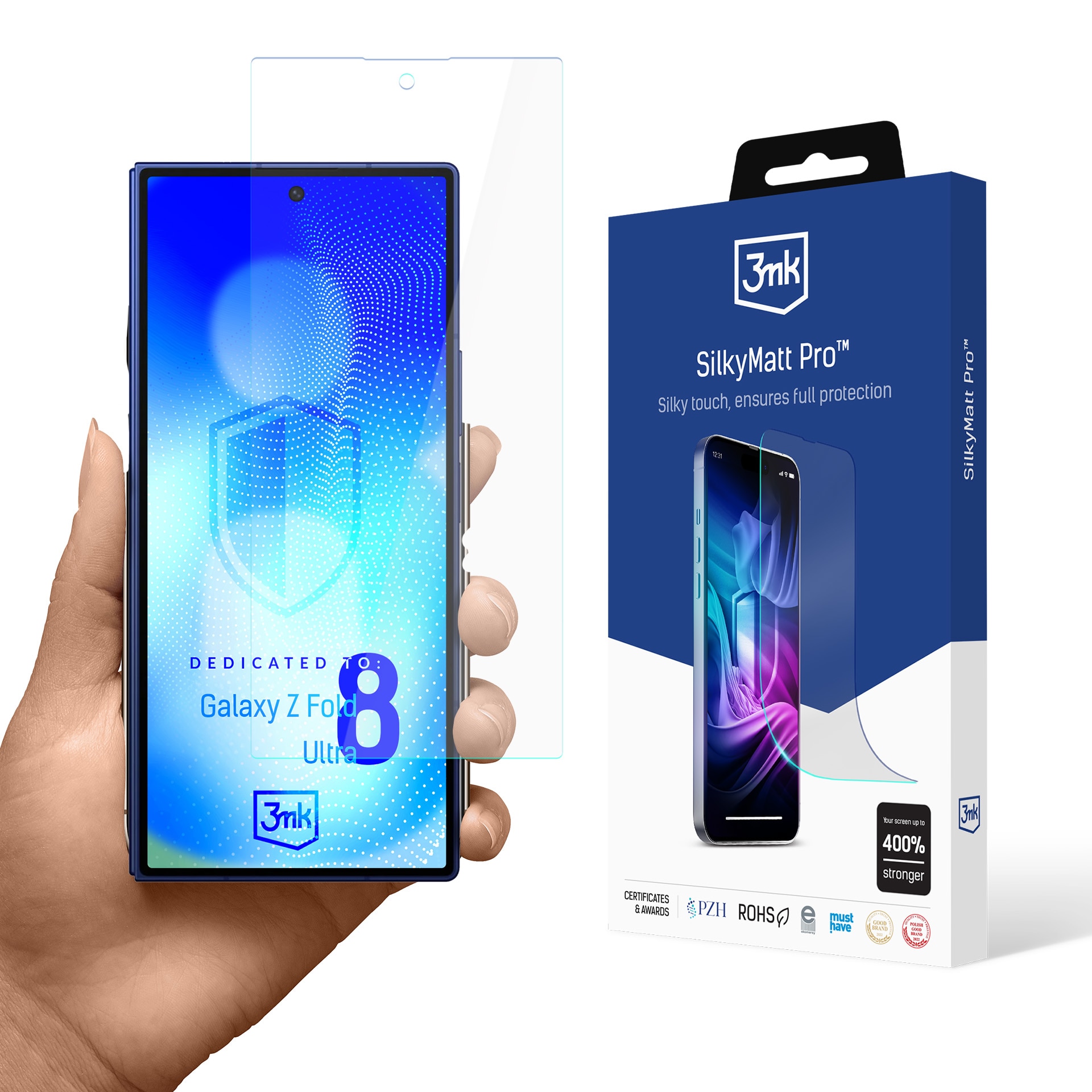3mk Silky Matt Pro -mattafilmi Samsung Galaxy Z Fold 8 Ultra -puhelimelle