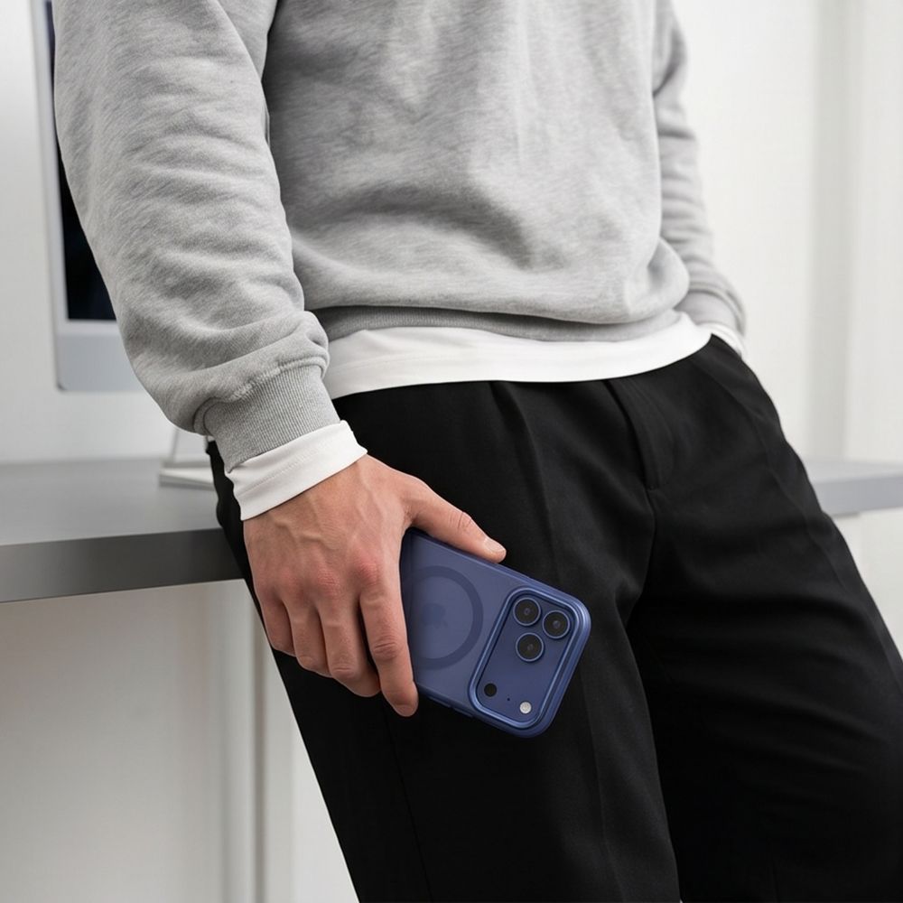 Tech-Protect MagZero MagSafe -suojakotelo iPhone 17 Pro Maxille / 18 Pro Maxille – mattamusta