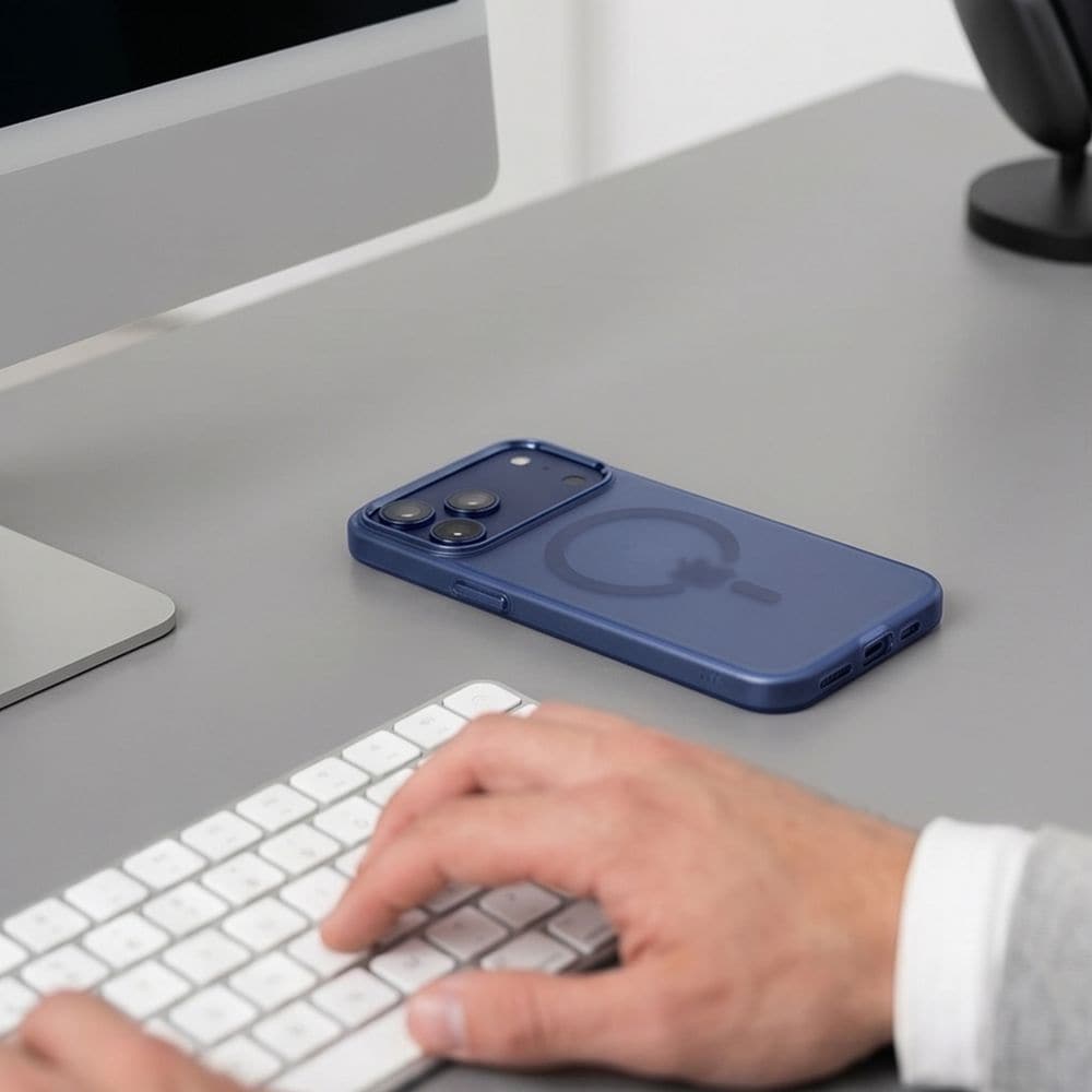Tech-Protect MagZero MagSafe -suojakotelo iPhone 17 Pro Maxille / 18 Pro Maxille – mattamusta
