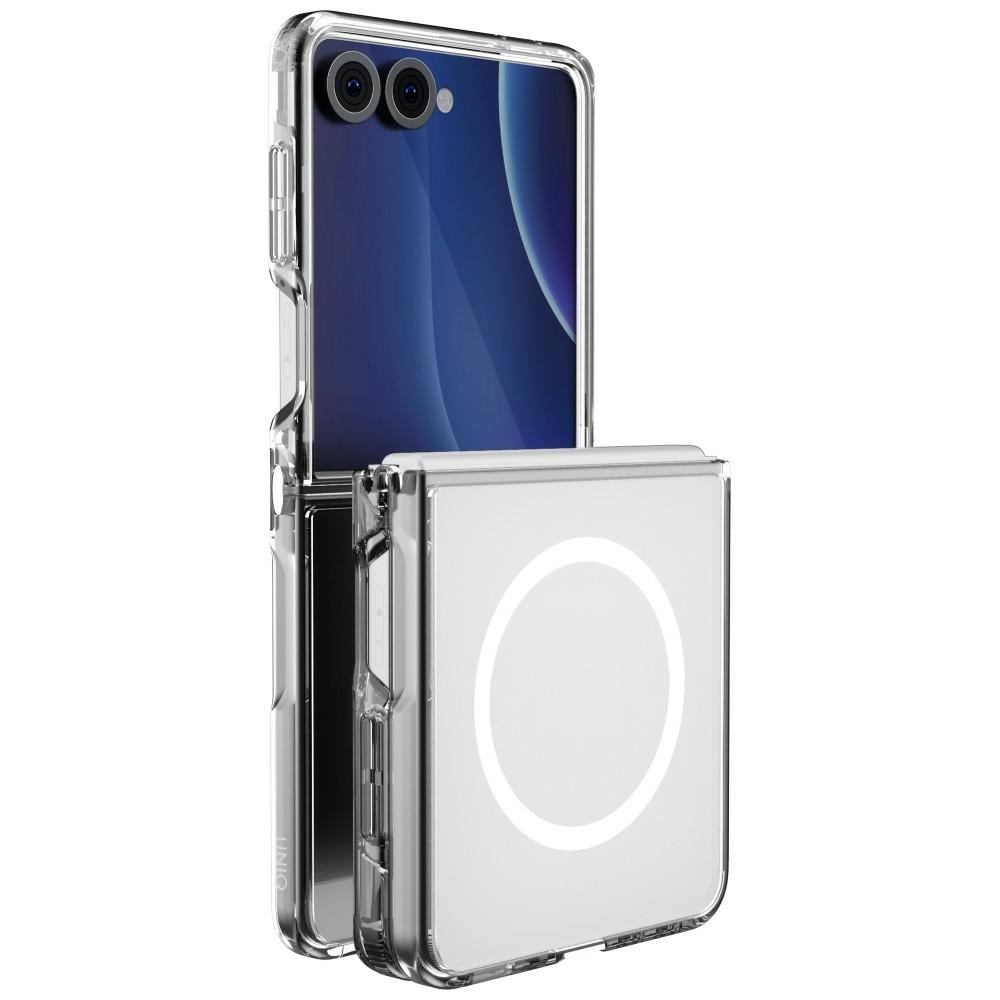 Uniq LifePro Xtreme Magclick -latauskotelo Samsung Galaxy Z Flip 8:lle – läpinäkyvä