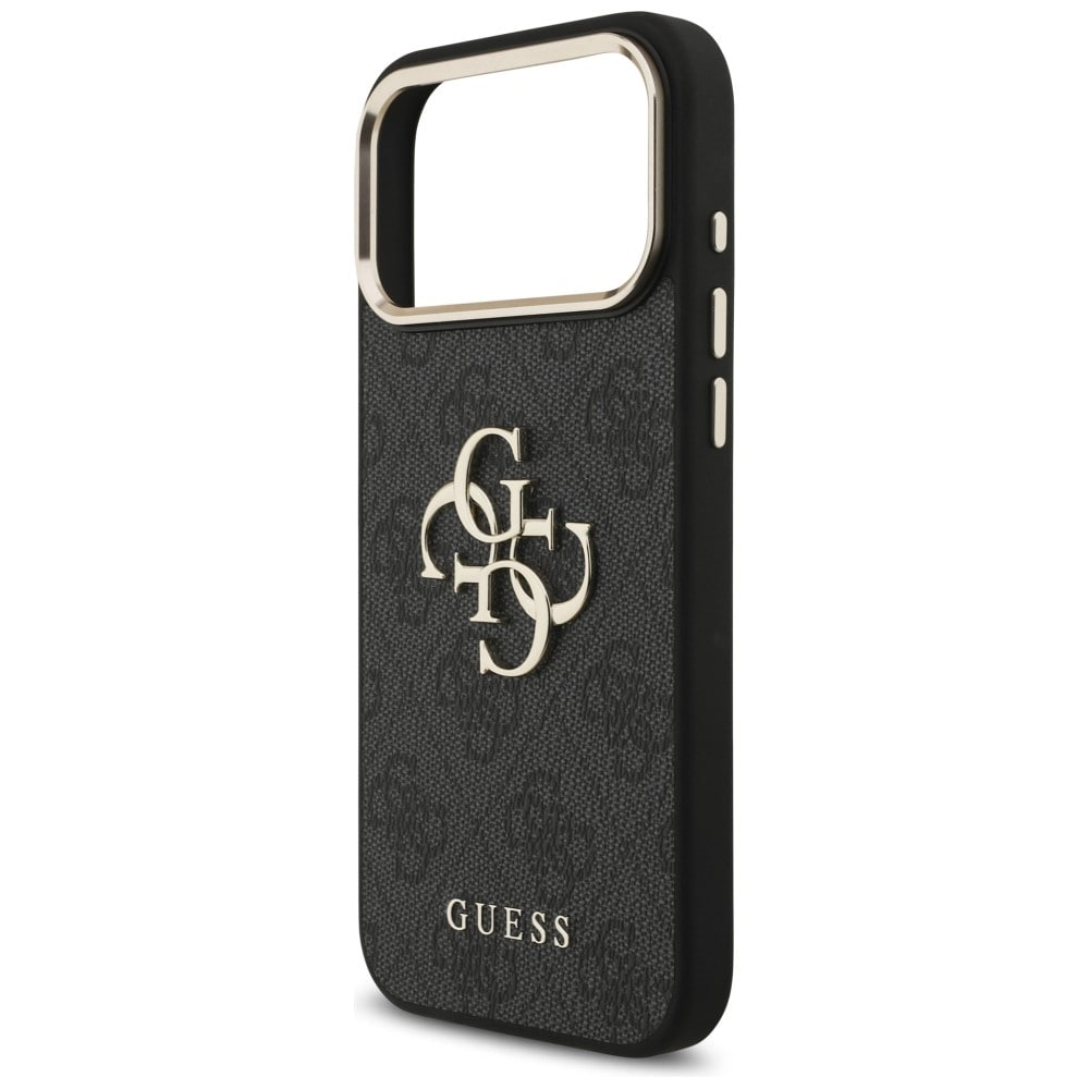Guess 4G Big 4G Classic -logokotelo iPhone 17 Pro Max / 18 Pro Max - Musta ja kulta
