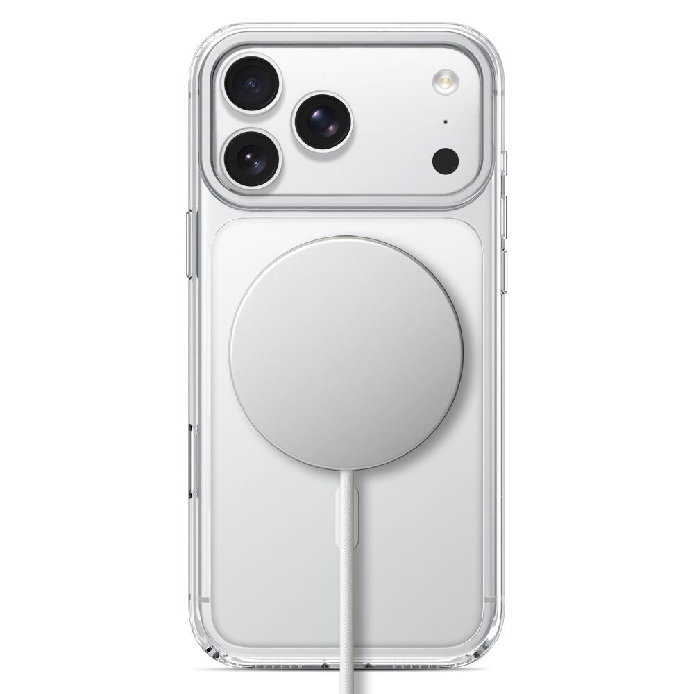 Tech-Protect MagStand MagSafe CC -suojakotelo iPhone 18 Pro Maxille / 17 Pro Maxille – läpinäkyvä