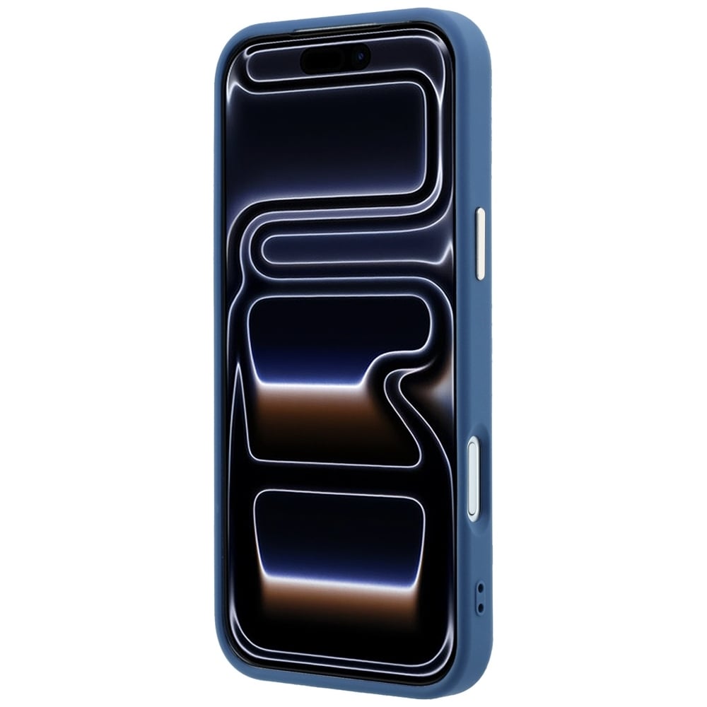Guess 4G & Big Strass -logokotelo iPhone 18 Pro / 17 Pro:lle – sininen