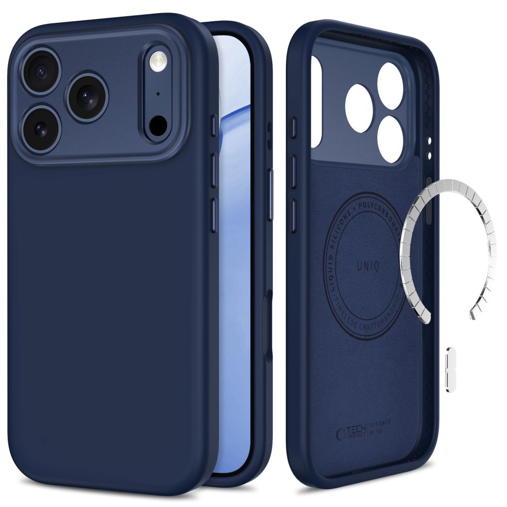 Tech-Protect Uniq MagSafe CC -suojakotelo iPhone 18 Pro / 17 Pro - laivansininen