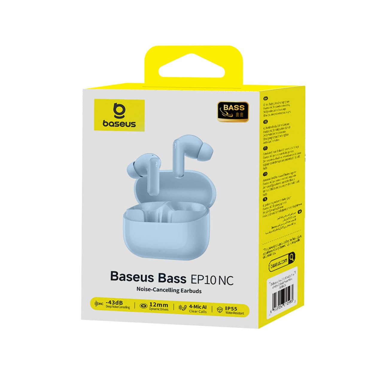 Baseus Bass EP10 TWS langattomat in-ear-kuulokkeet ANC:lla – siniset