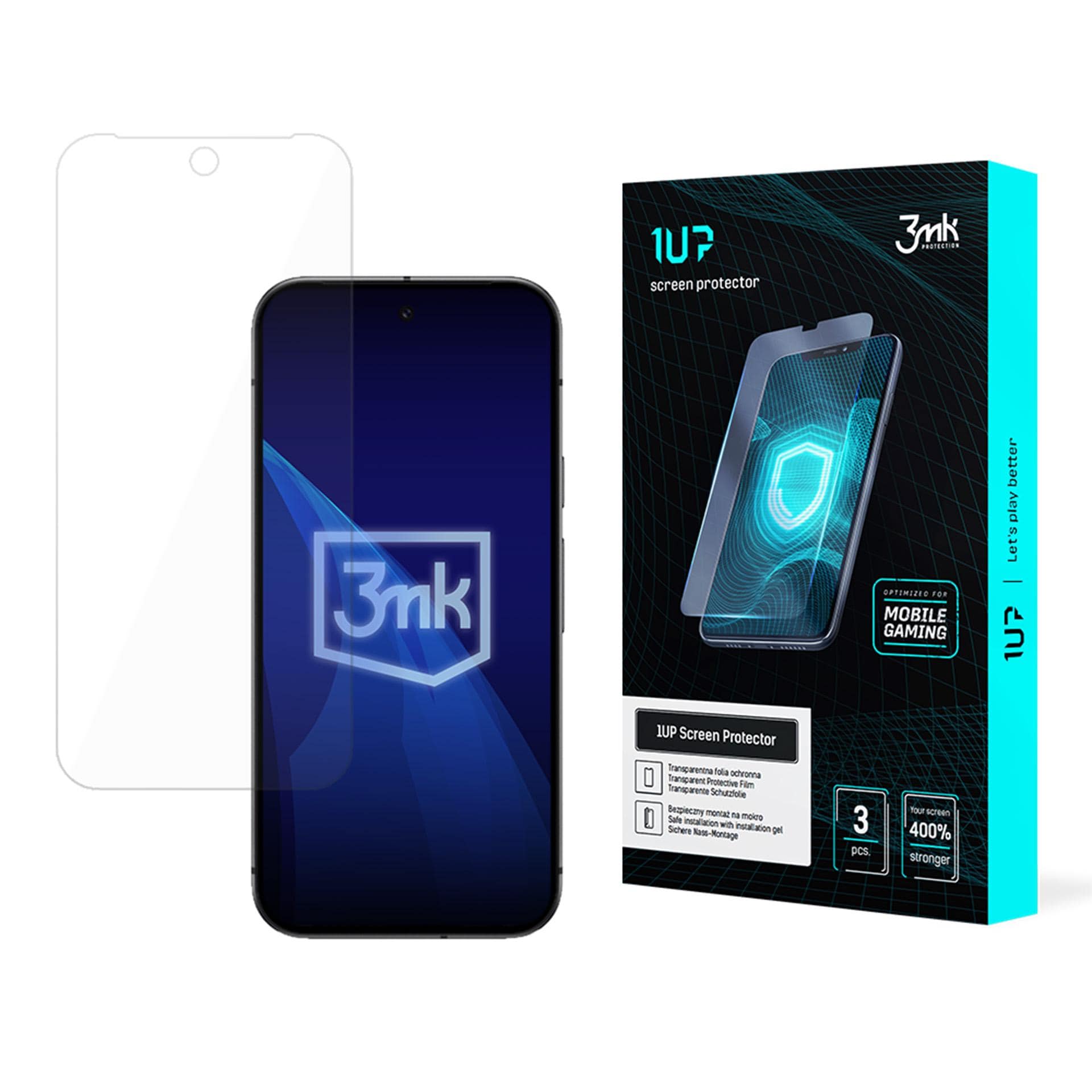 Gaming Foil 3mk 1UP -suojakalvo Google Pixel 9A:lle