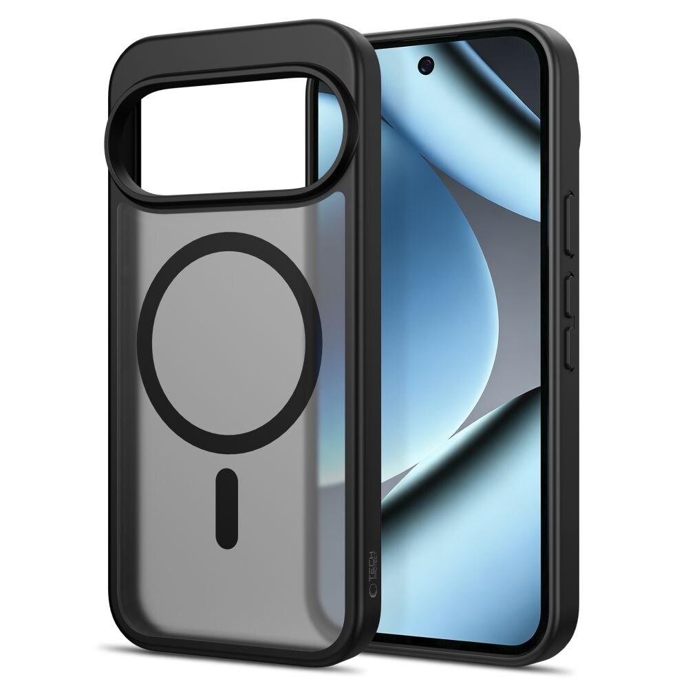 Tech-Protect Magmat MagSafe -suojakotelo Google Pixel 9/9 Pro/10/10 Pro/11/11 Pro – mattamusta