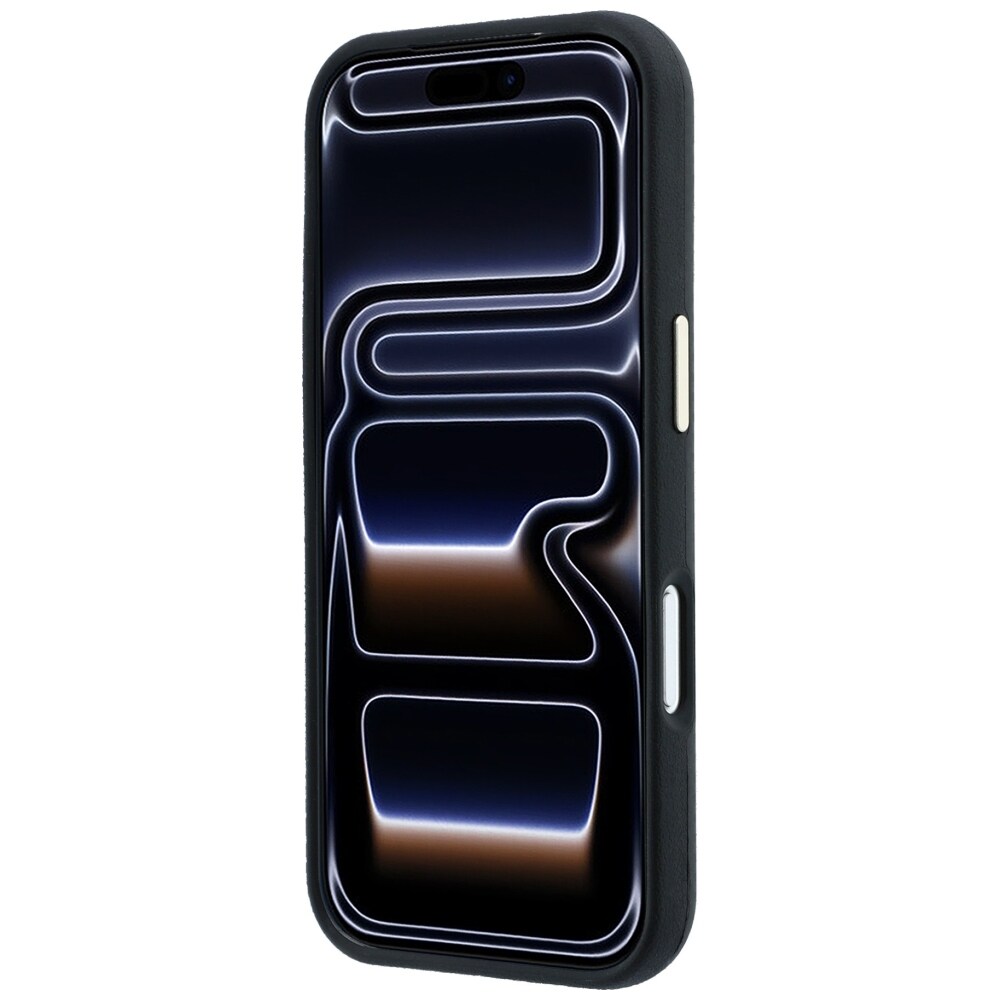 Guess Kevlar Triangle Logo MagSafe -suojakotelo iPhone 17 Pro / 18 Pro - Musta