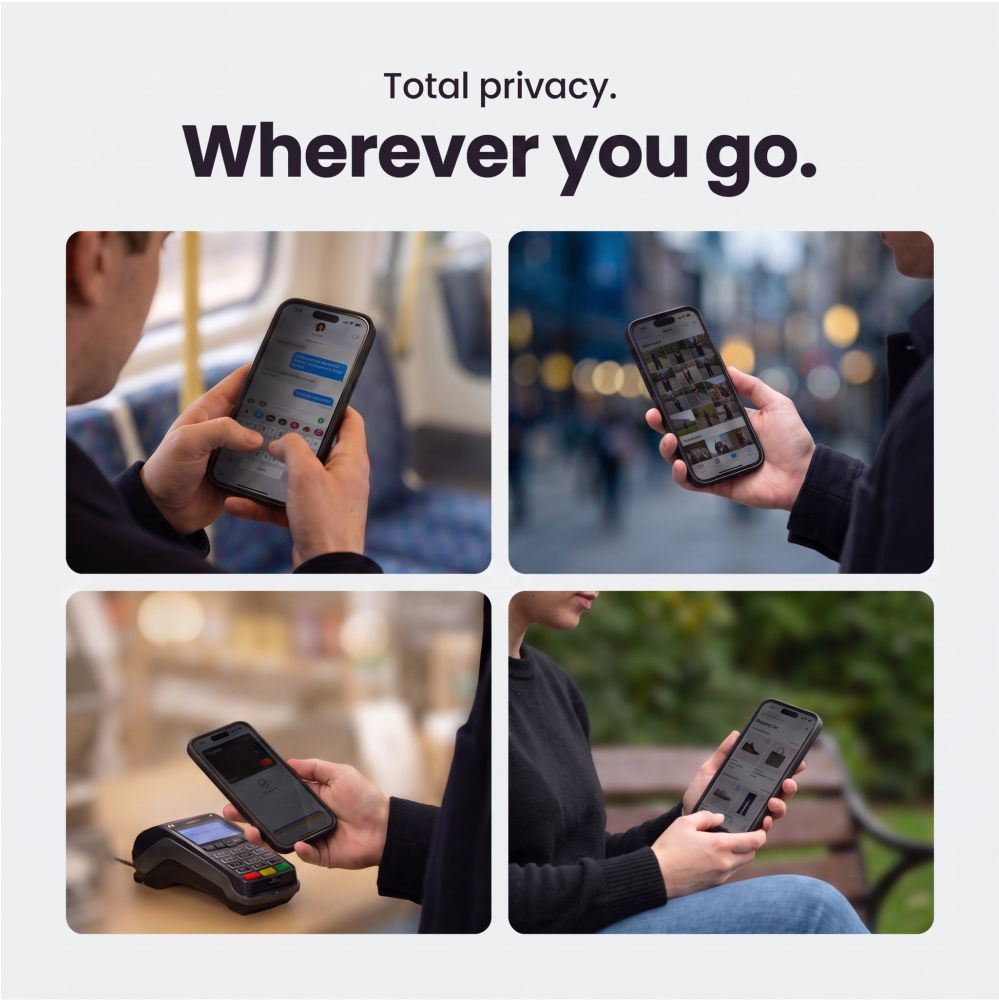 Tech-Protect Glass SPY+ 2 kpl yksityisyyttä suojaava karkaistu lasi iPhone 18 Pro Maxille