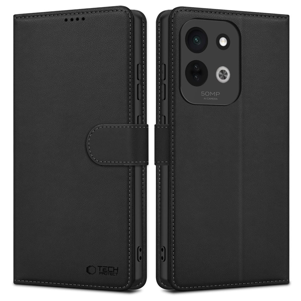 Tech-Protect-lompakkokotelo Xiaomi Redmi 17G / 5G - Musta