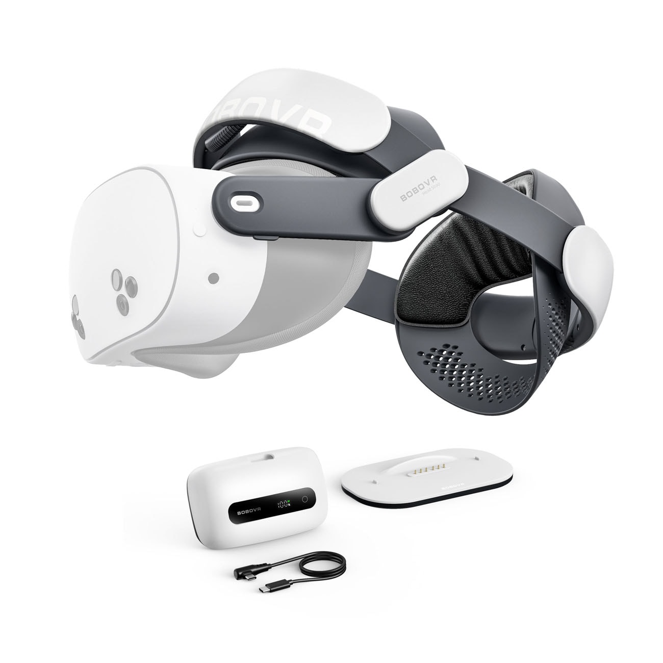 BoboVR M3 Pro+ -akkuhihna – Quest 3- ja 3S-malleille