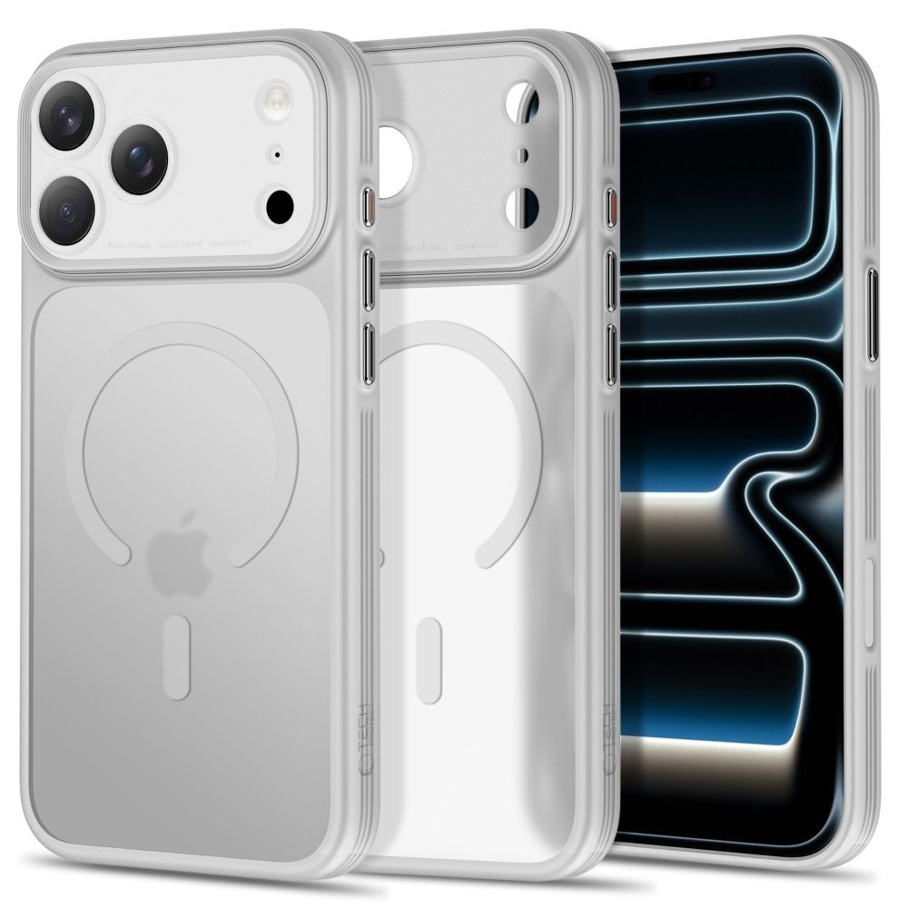 Tech-Protect MagPrime MagSafe CC -suojakotelo iPhone 18 Pro / 17 Pro - mattaharmaa