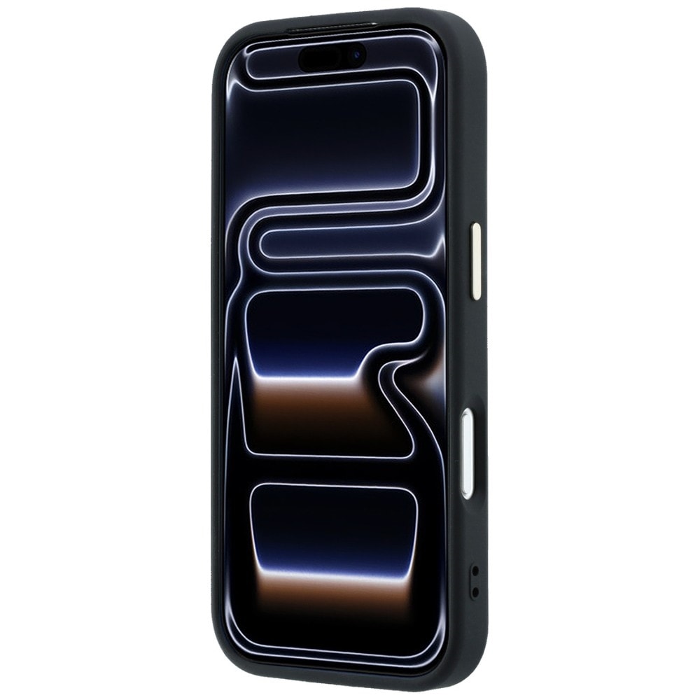 Guess Saffiano Small 4G & Classic Logo MagSafe -suojakotelo iPhone 17/18 Pro Max - Musta