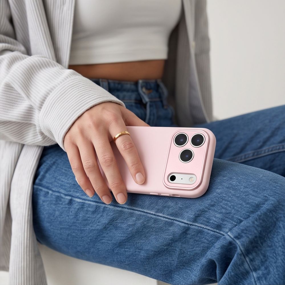 Tech-Protect Uniq MagSafe CC -suojakotelo iPhone 18 Pro Maxille / 17 Pro Maxille – vaaleanpunainen