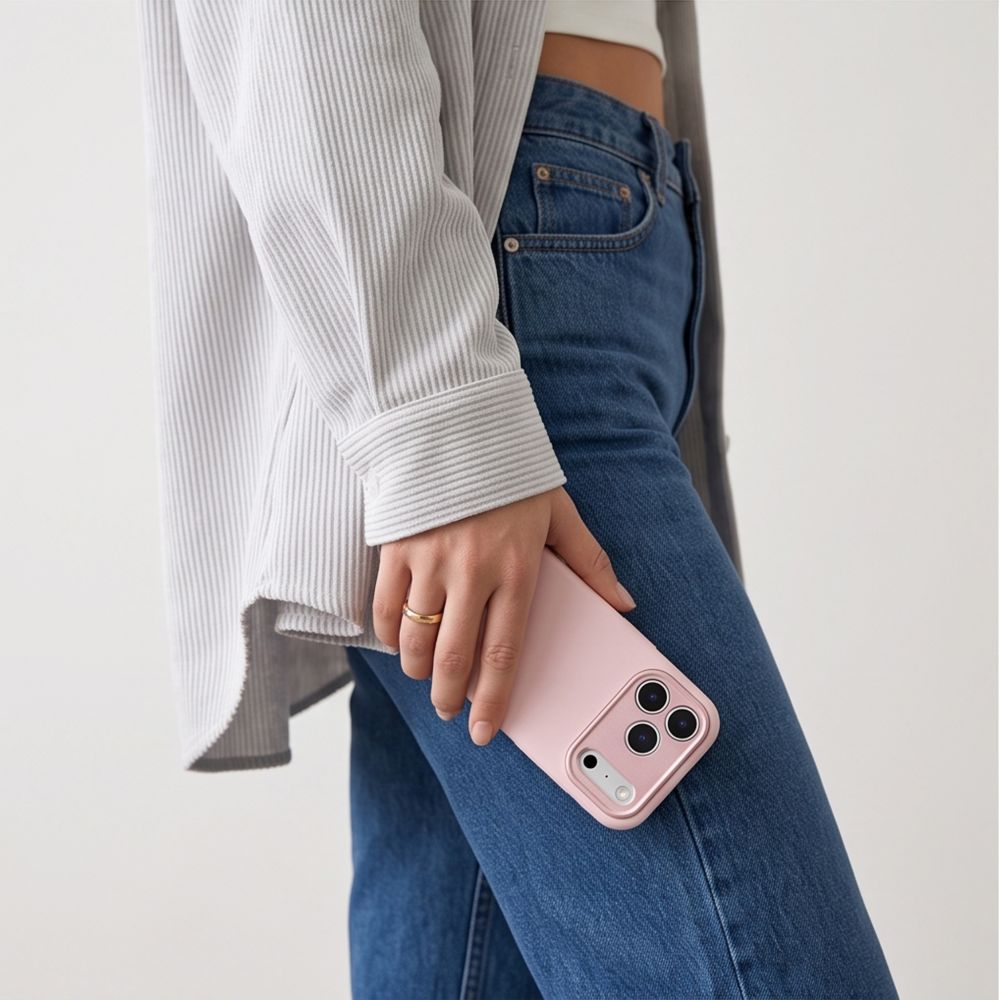 Tech-Protect Uniq MagSafe CC -suojakotelo iPhone 18 Pro Maxille / 17 Pro Maxille – vaaleanpunainen