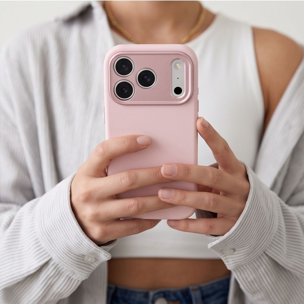 Tech-Protect Uniq MagSafe CC -suojakotelo iPhone 18 Pro Maxille / 17 Pro Maxille – vaaleanpunainen