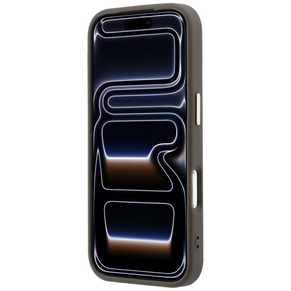 Guess 4G & Big Resin -logokotelo iPhone 17 Pro Max / 18 Pro Max -ruskea