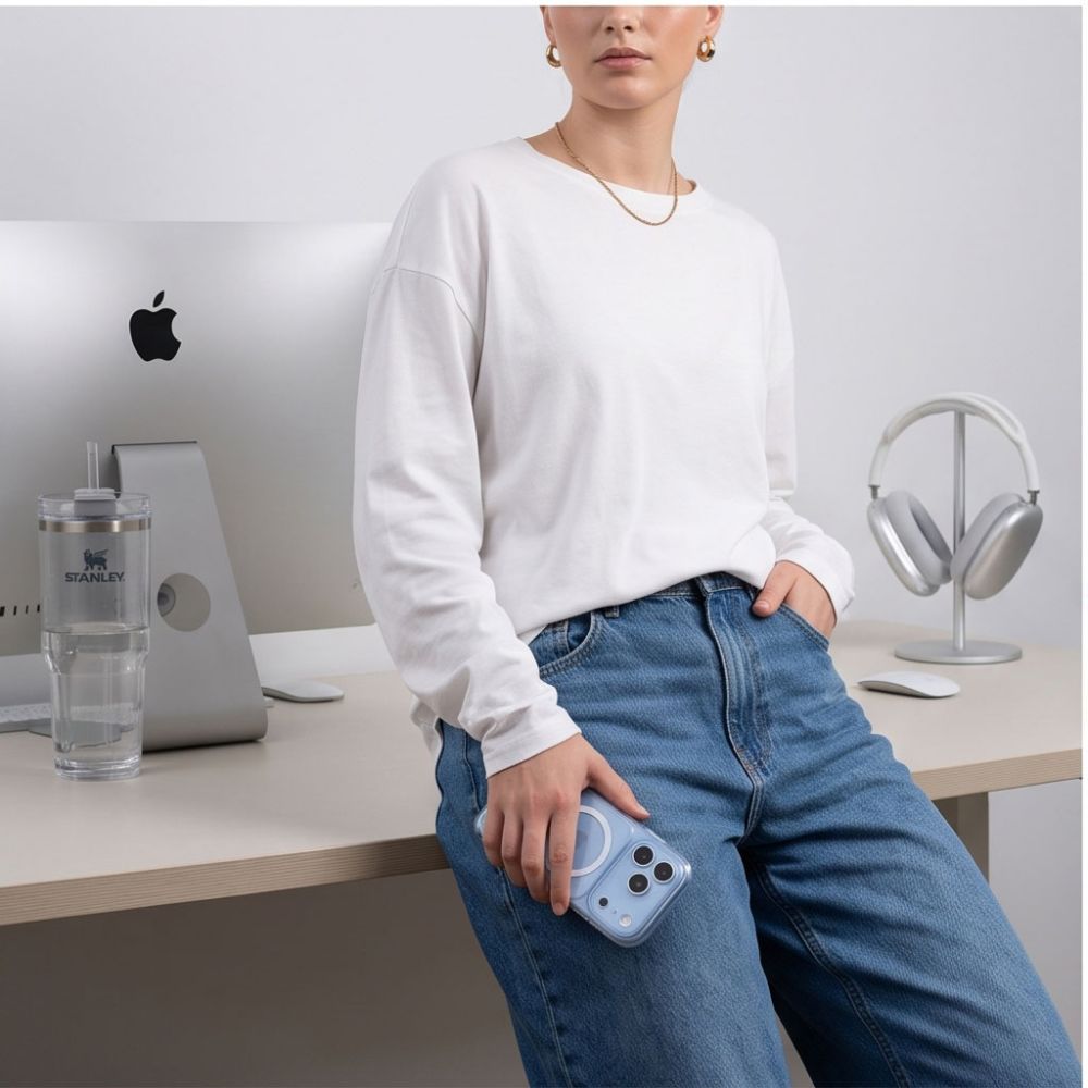 Tech-Protect MagPeak MagSafe CC -suojakotelo iPhone 18 Pro / 17 Pro:lle – kirkas