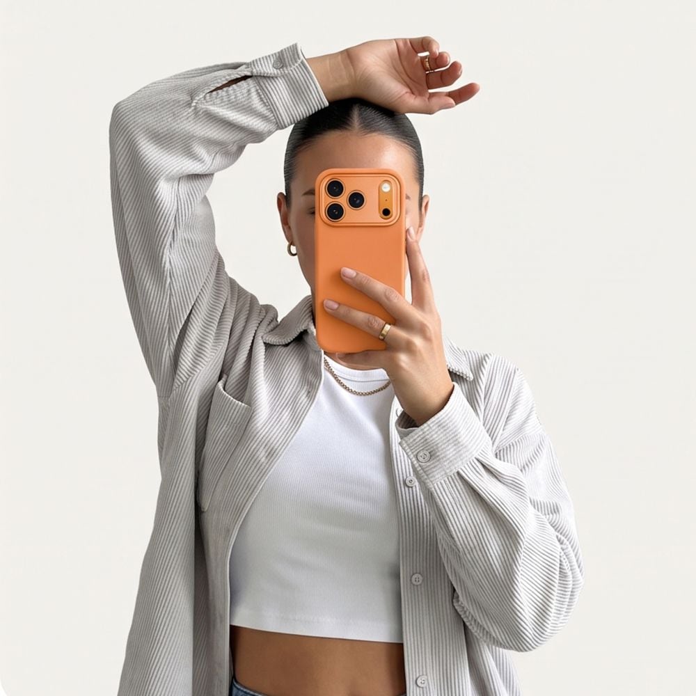 Tech-Protect Uniq MagSafe CC -kotelo iPhone 18 Pro / 17 Pro - oranssi