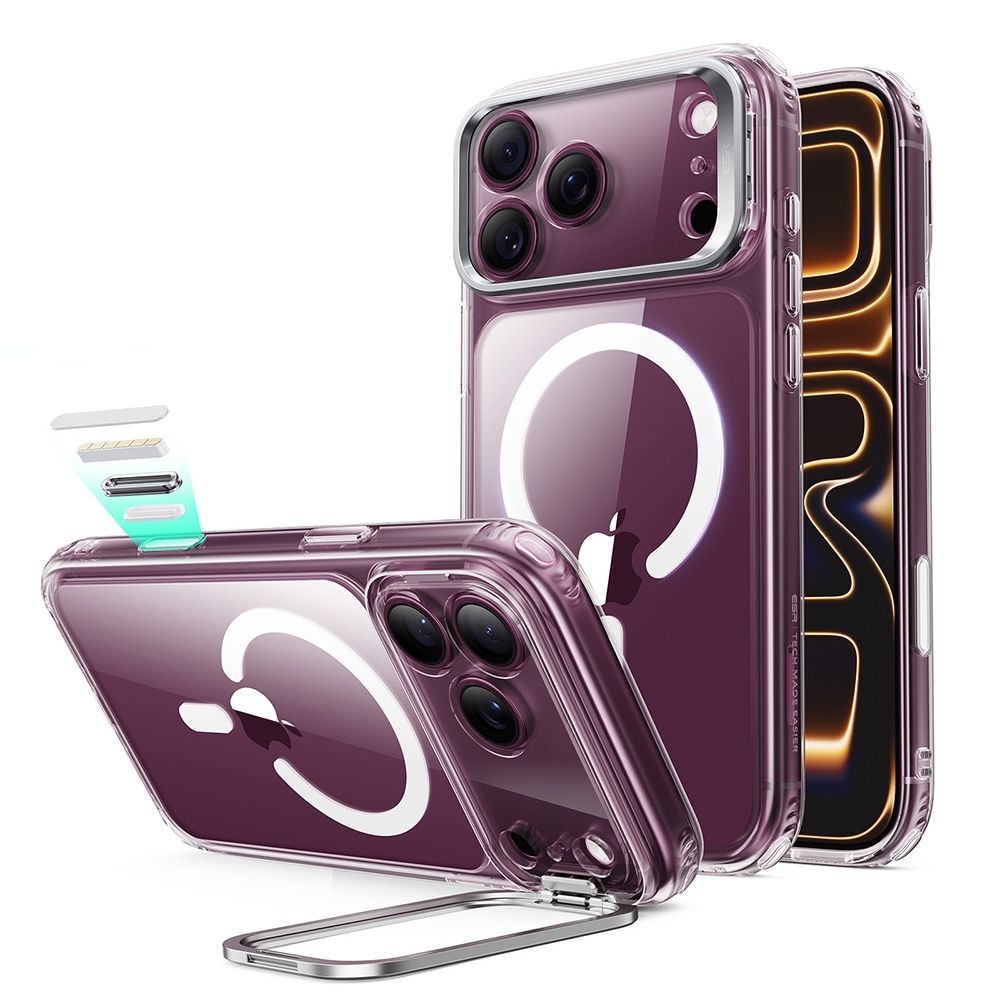 ESR Classic Hybrid -tukijalka ja MagSafe-kotelo iPhone 18 Pro / 17 Pro - kirkas