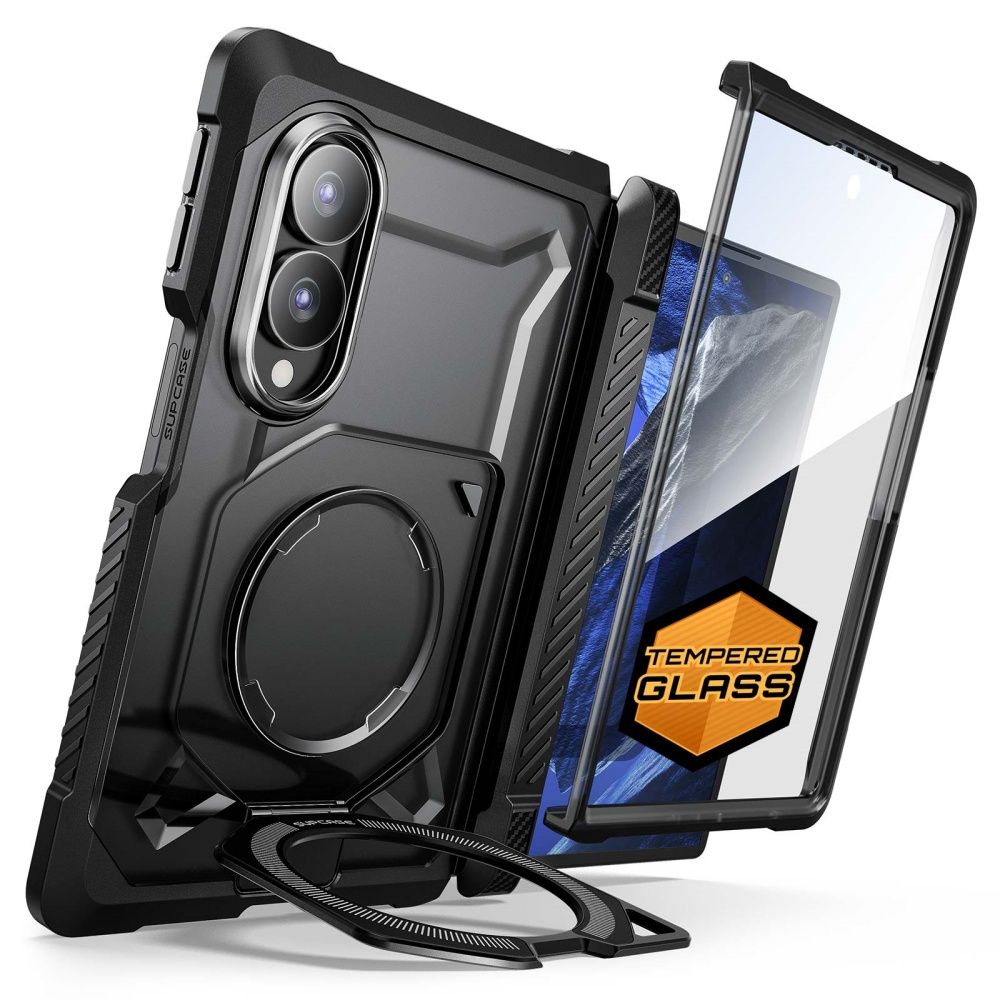Supcase UB Grip Mag MagSafe -suojakotelo Samsung Galaxy Z Fold 8:lle – musta