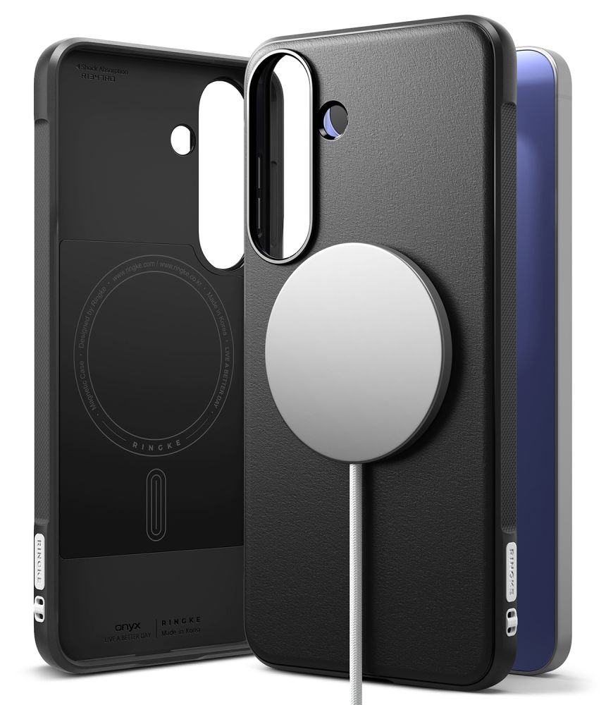 Ringke Onyx Magsafe -kotelo Samsung Galaxy S26 FE:lle – musta