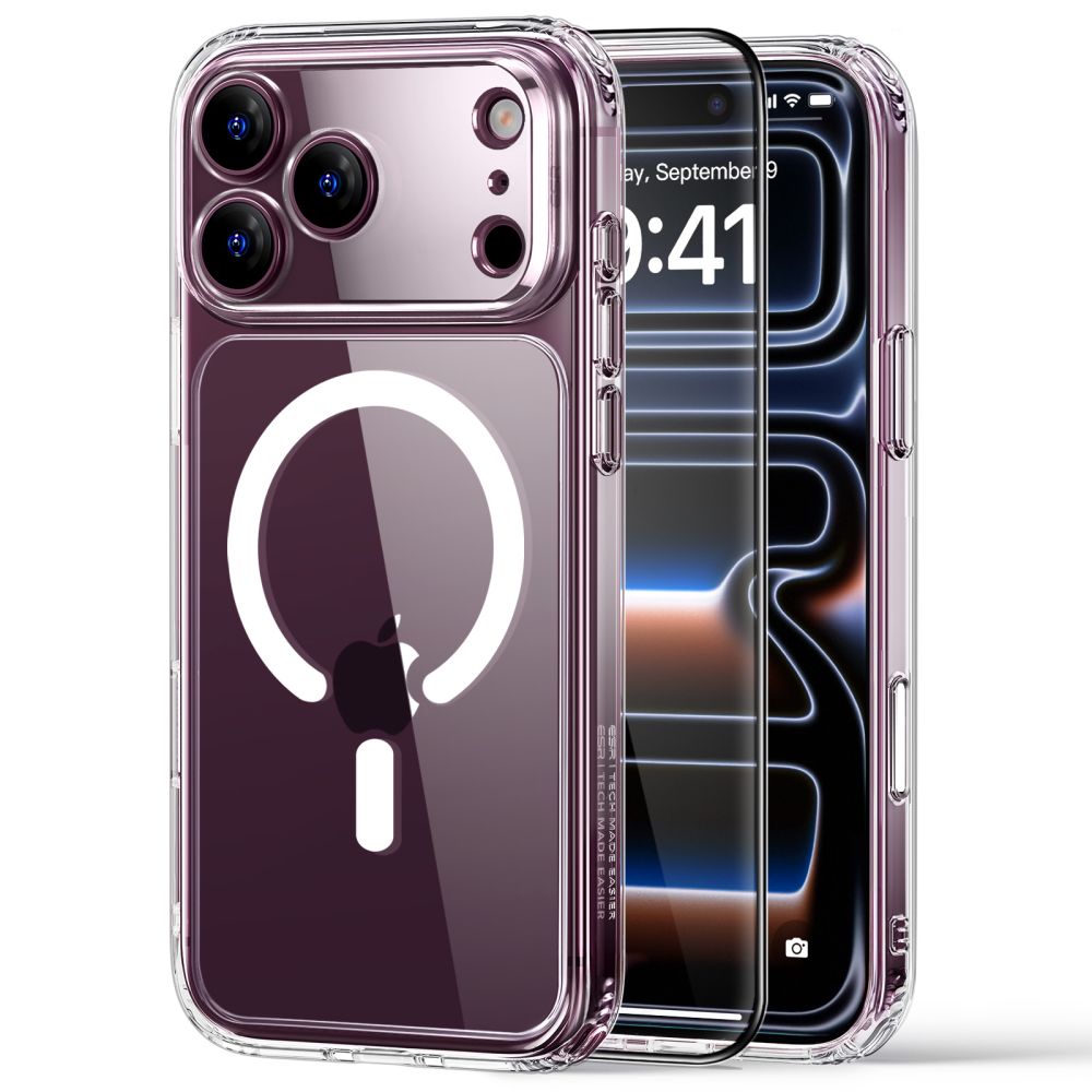ESR Classic Hybrid MagSafe -suojakotelo iPhone 18 Pro Max / 17 Pro Max - kirkas