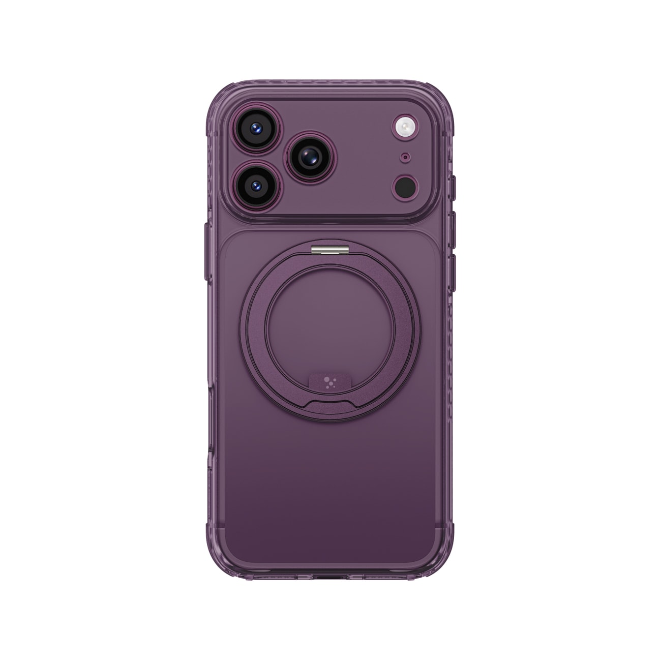 AmazingThing Titan Pro Spin -linssikotelo iPhone 18 Pro Maxille, pyörivä rengas, MagSafe – violetti