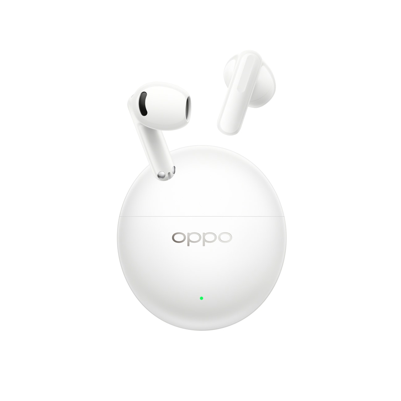 Oppo Enco Air5s langattomat korvakuulokkeet, joissa on aktiivinen melunvaimennus (ANC) – valkoiset