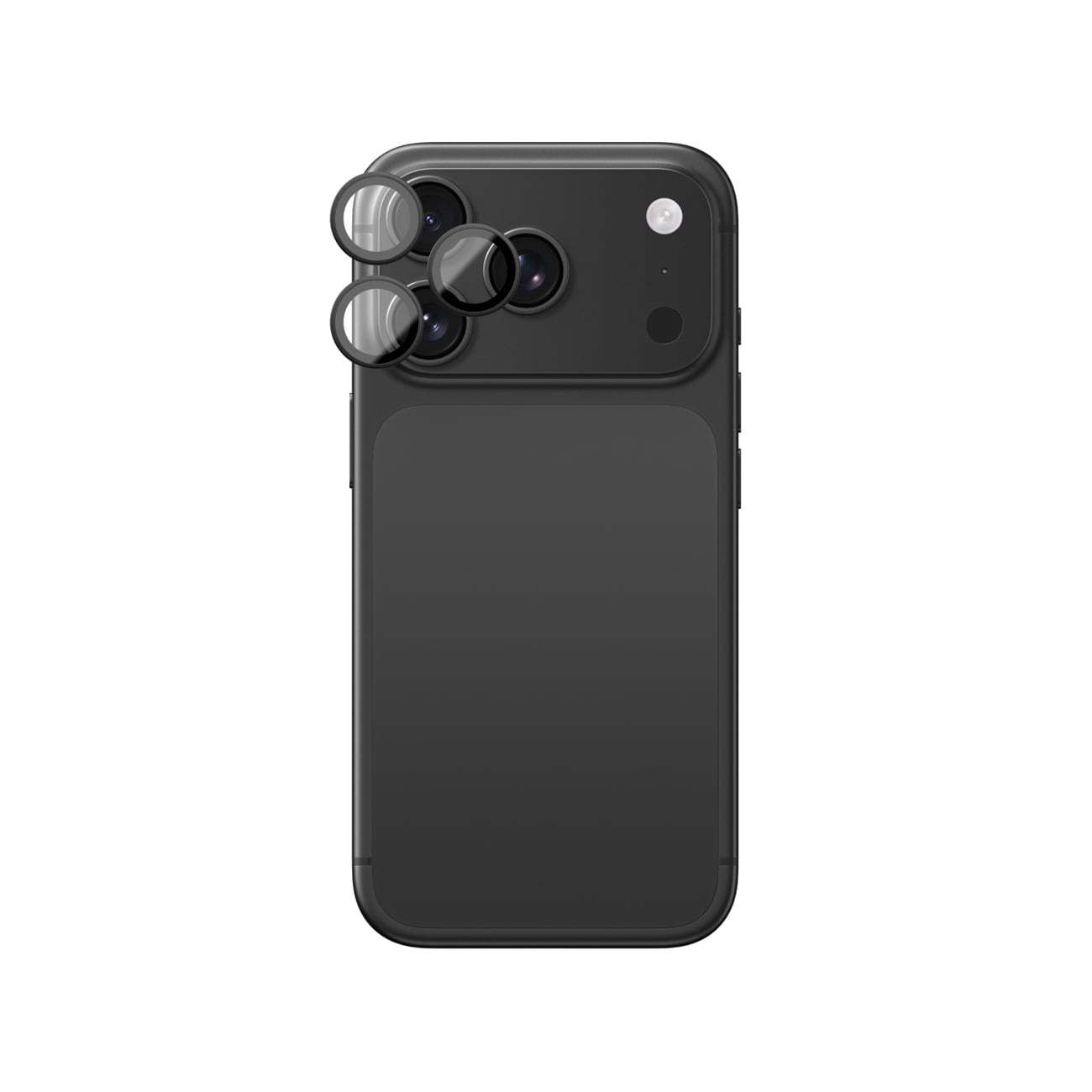 AmazingThing Titan Vision -linssi, safiiri, iPhone 18 Pro / 18 Pro Max - musta