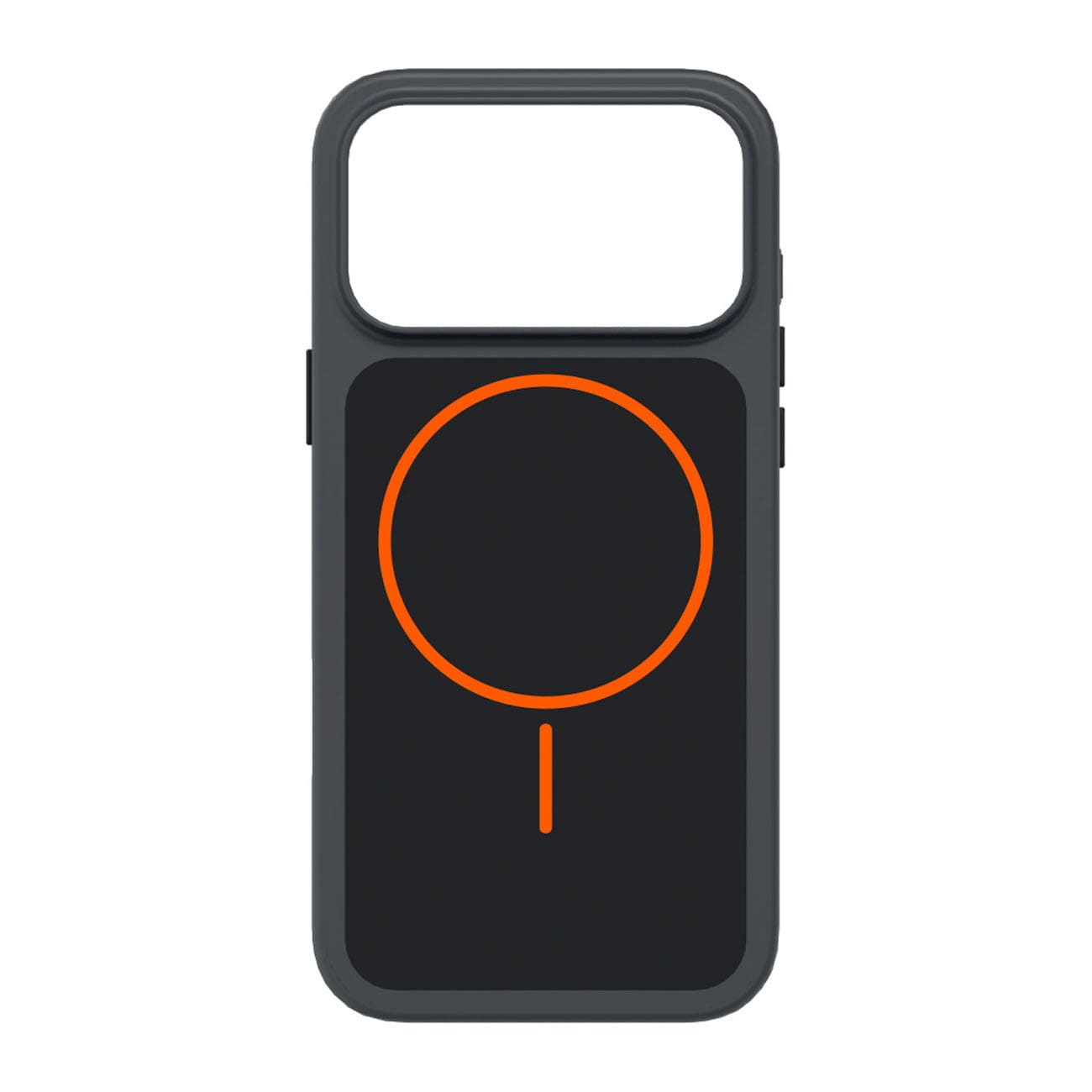 SBS D3O Core -suojakotelo iPhone 18/17 Pro Max, MagSafe-yhteensopiva – musta/oranssi