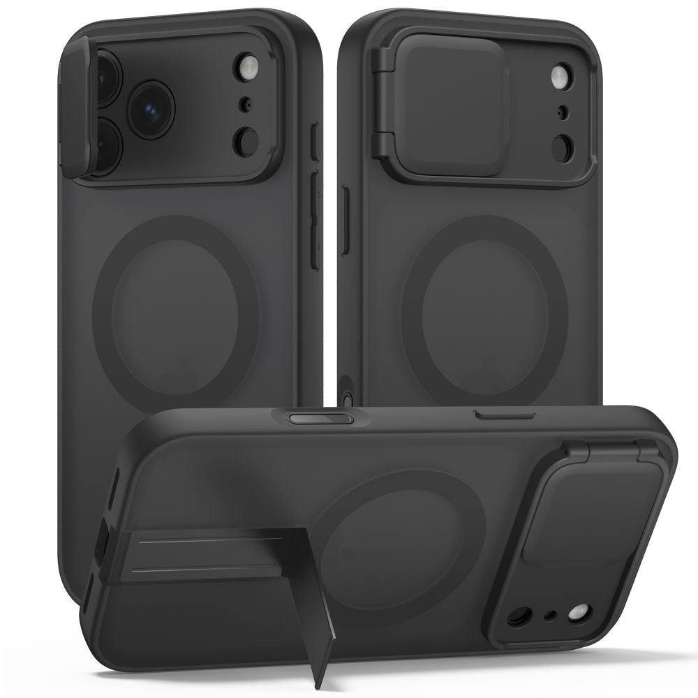 Tech-Protect Kevlar Aura MagSafe -suojakotelo iPhone 18 Pro Maxille / 17 Pro Maxille – mattamusta