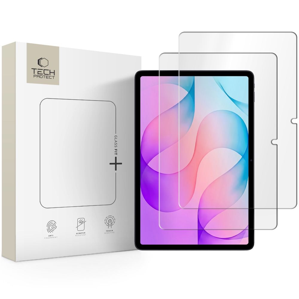Tech-Protect Glass Fit+ -karkaistu lasi, 2 kpl:n pakkaus, Samsung Galaxy Tab S12+ 12,4 tuumaa