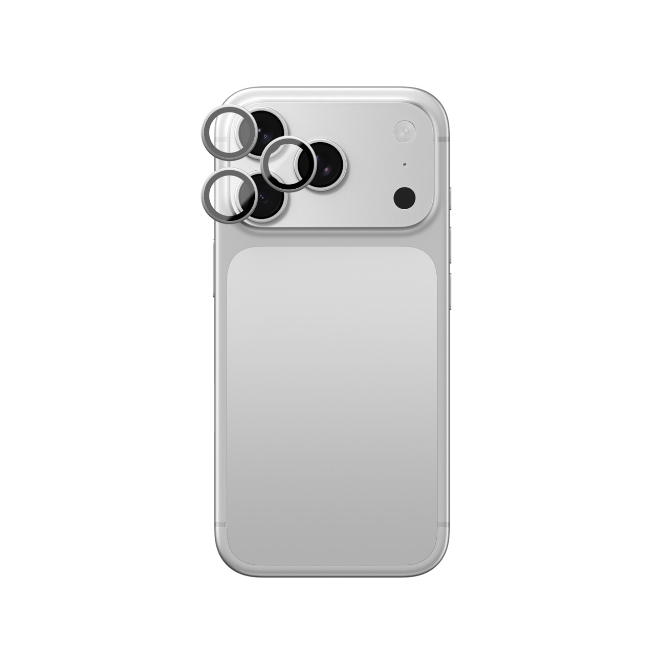 AmazingThing Radix Vision -kameran linssinsuoja iPhone 18 Pro / 18 Pro Max - hopea