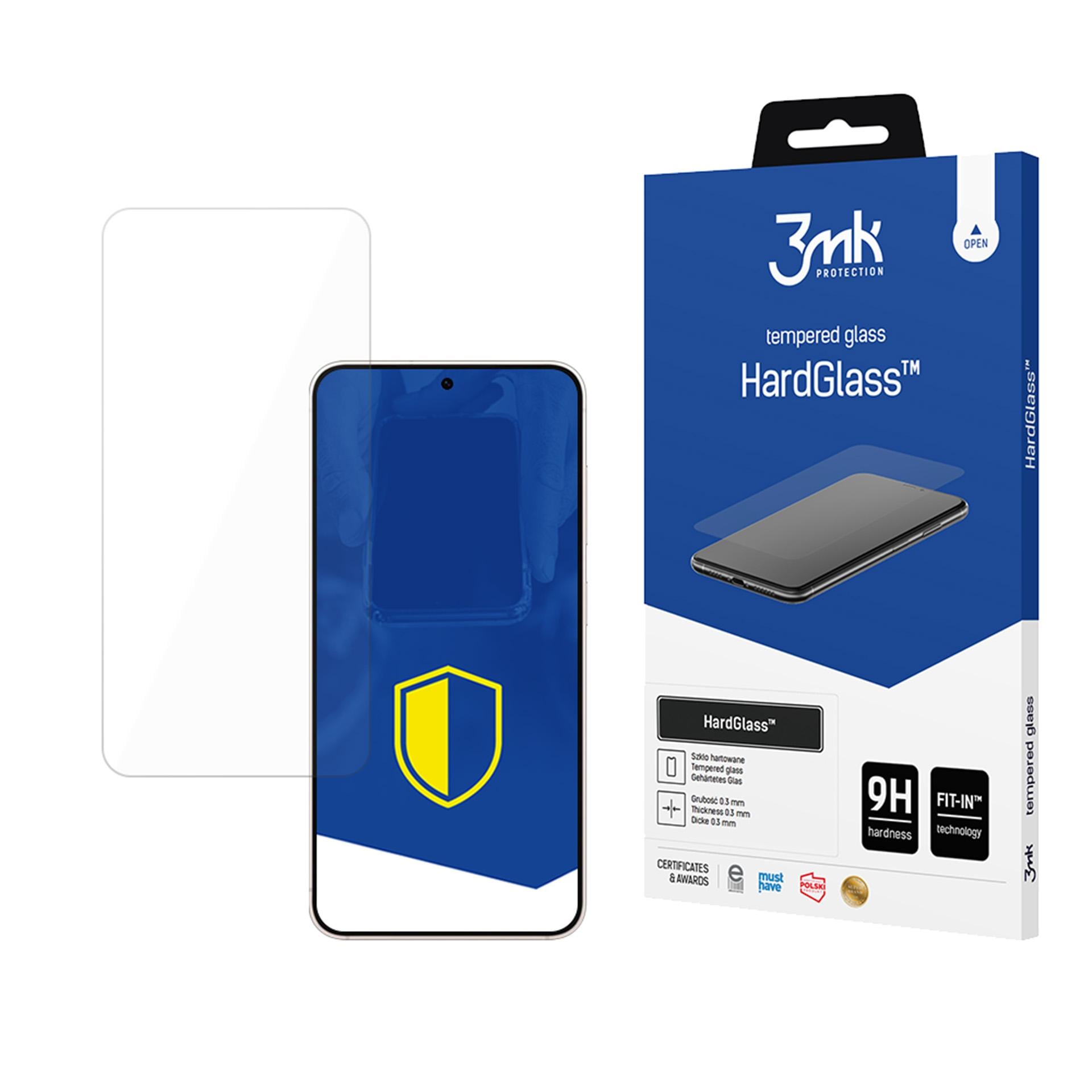 3mk HardGlass -karkaistu lasi Samsung Galaxy S25 Edge -puhelimelle