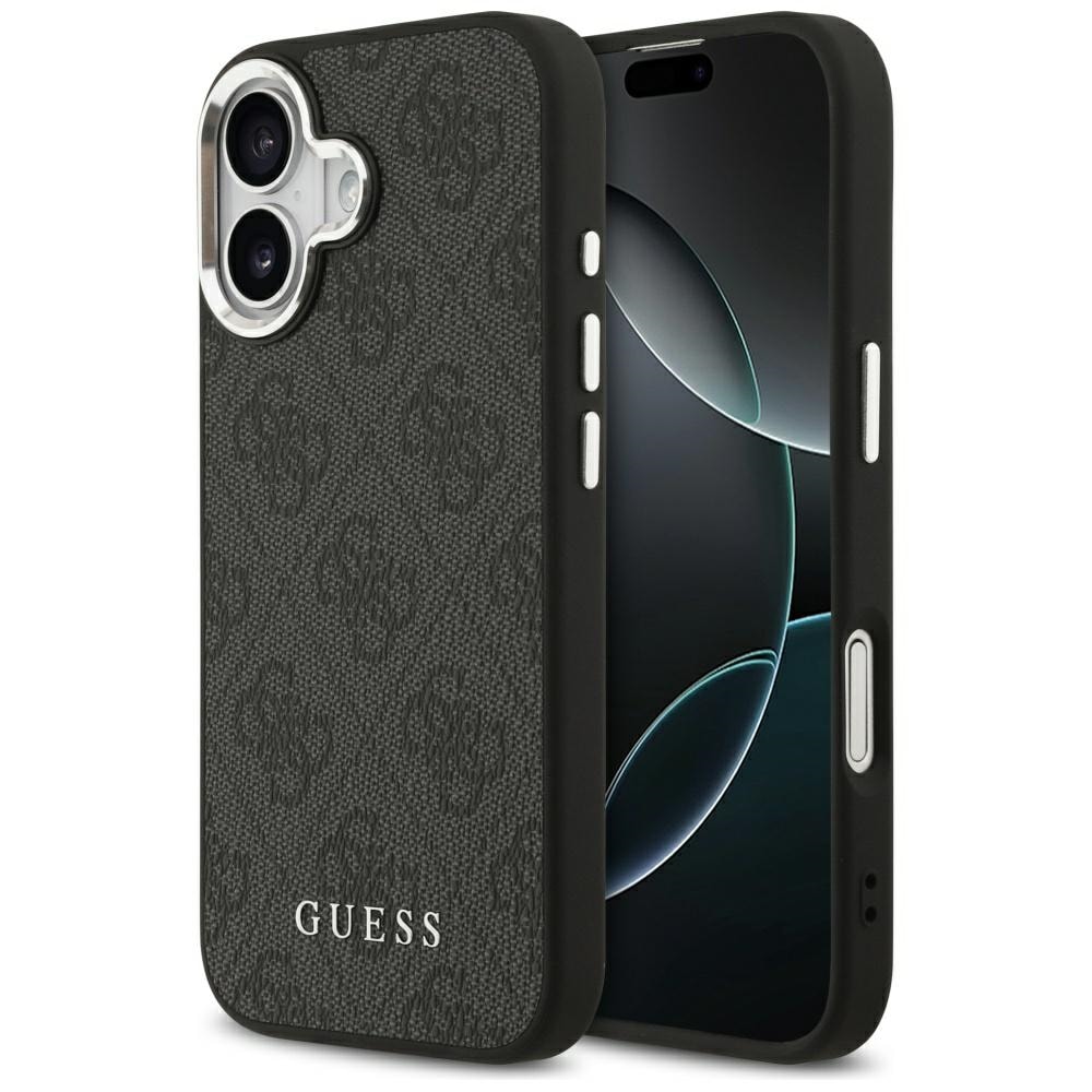 Guess 4G Classic Logo MagSafe -suojakotelo iPhone 17:lle – musta