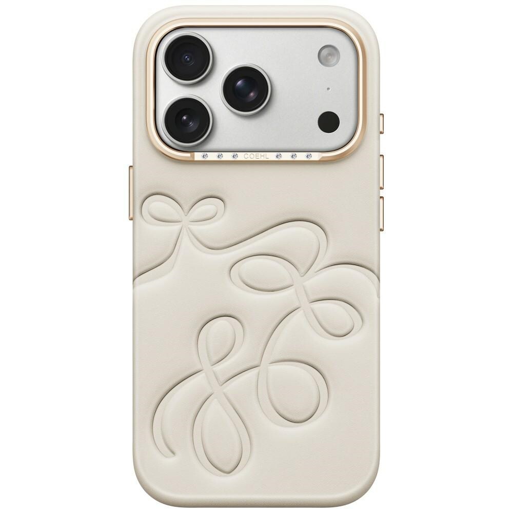 Uniq Coehl Cloude -magnetinen latauskotelo iPhone 18 Pro / 17 Pro:lle – beige