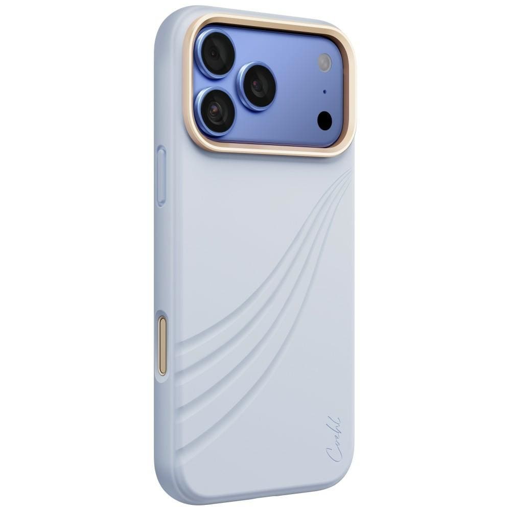 Uniq Coehl Serina - magnetti-latauskotelo iPhone 18 Pro Max / 17 Pro Max - sininen