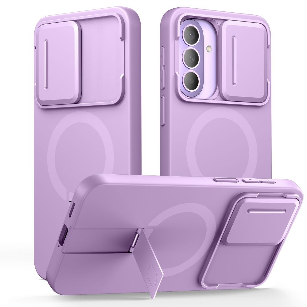 Tech-Protect Kevlar Aura MagSafe -suojakotelo Samsung Galaxy A57:lle – violetti