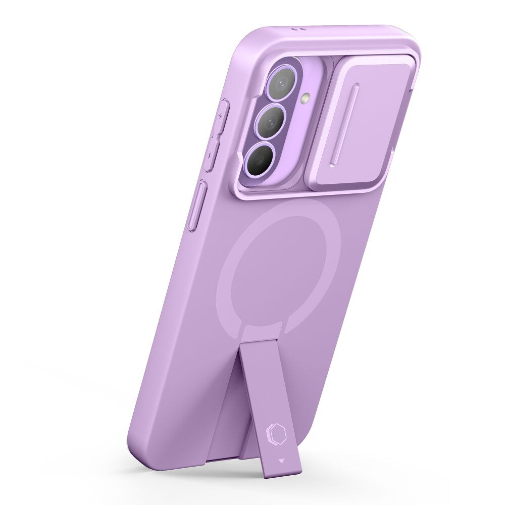 Tech-Protect Kevlar Aura MagSafe -suojakotelo Samsung Galaxy A57:lle – violetti