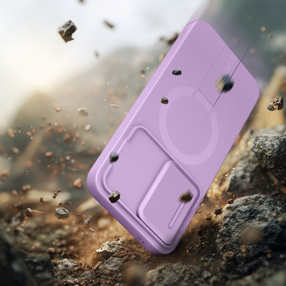 Tech-Protect Kevlar Aura MagSafe -suojakotelo Samsung Galaxy A57:lle – violetti