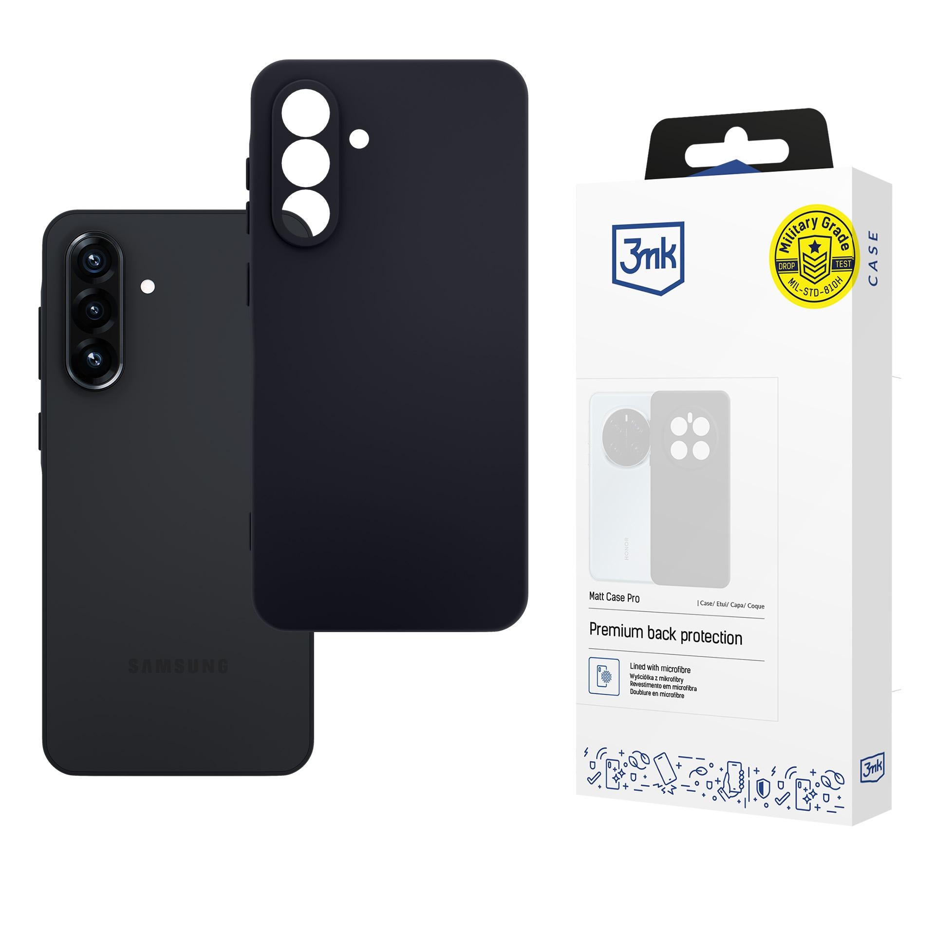 3mk Matt Case Pro -kotelo Samsung Galaxy A36:lle – mattamusta