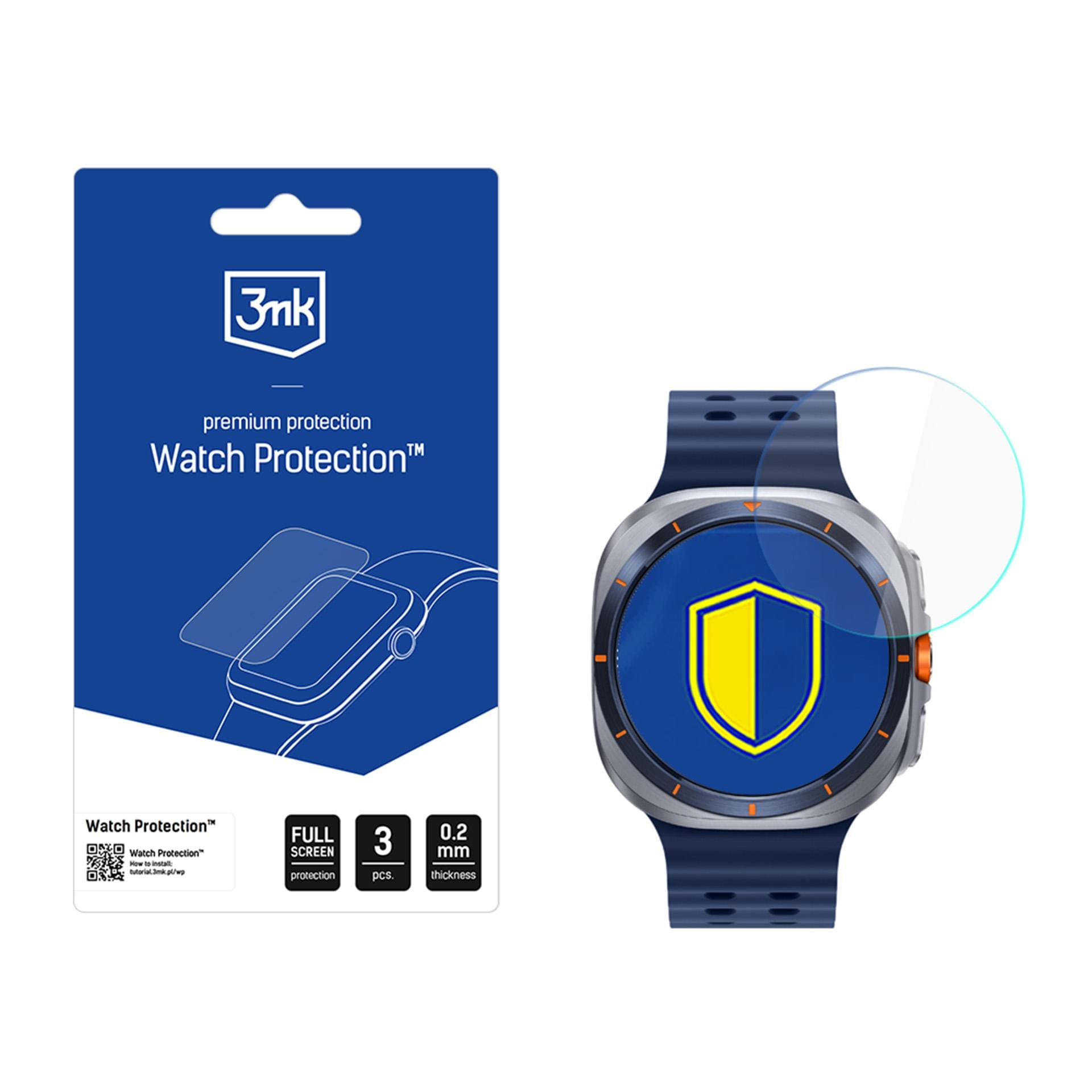 3mk Watch Protection FlexibleGlass -hybridilasi Samsung Galaxy Watch Ultra 2025 -kellolle