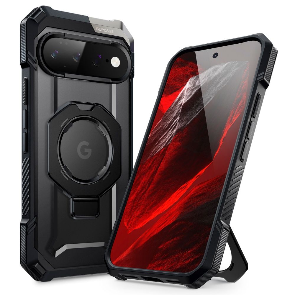 Supcase UB Grip Mag MagSafe -suojakotelo Google Pixel 11 Pro XL:lle – musta