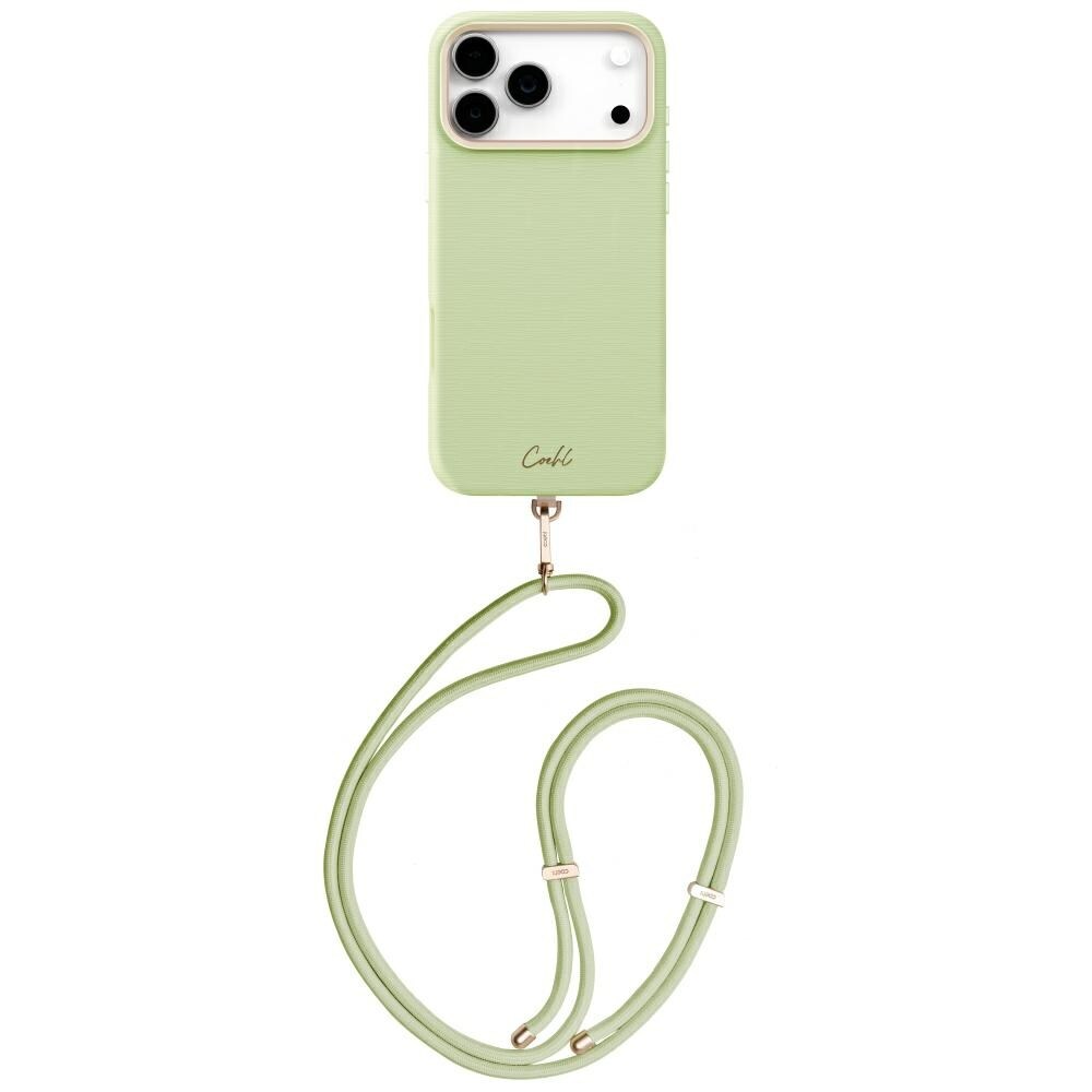 Uniq Coehl Mirelle – magnetti-latauskotelo iPhone 17 Pro Maxille – vihreä
